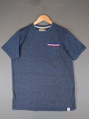 Free Planet Short Sleeve Pocket T Shirt Blue Men’s Size Medium Cotton Blend