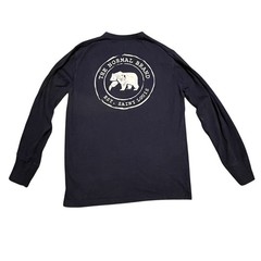 The Normal Brand CIRCLE BACK LOGO LONG SLEEVE TEE Navy Size Smalll