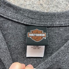 Harley Davidson Shirt Men 3XL Heater Gray Cotton Motorcycle Crewneck 2017 Biker