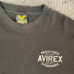 Avirex Shirt Mens Extra Large Waffle Thermal Knit Sky Kings Long Sleeve