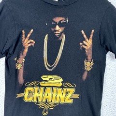 Vintage Style 2 Chainz Graphic Rap Tee Shirt Black Hip Hop Mens Small