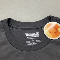 Dragon Ball Z Crew Neck Double Sided Graphic Print T-Shirt Black Men’s Size XL