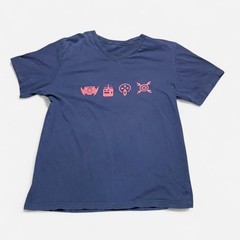 Navy blue graphic T-shirt width 20in & length 25in