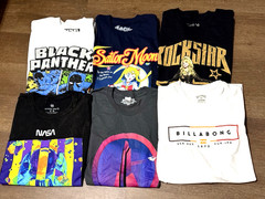 Lot Of 6 Men’s Brand New Random Graphic T-Shirts Short Sleeves Sz Medium NWT 003