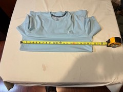 Under Armour Men’s T-Shirt Medium – Light Blue Polyester Cotton Spandex – NWT