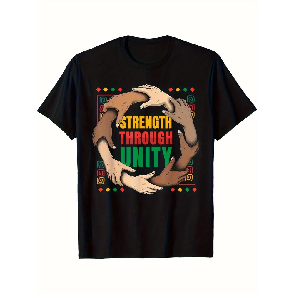 Juneteenth & Black History Month T-Shirt – Strength Through Unity