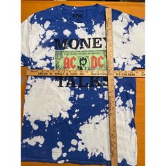ACDC Money Talks AC/DC Licensed Graphic T-Shirt Bleach Short Sleeve Rock Band M