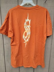 Slipknot Double Side Graphic Authentic Merch Short Sleeve Tee XXL T-shirt Orange