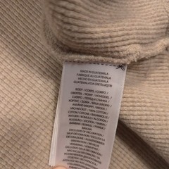 Polo Ralph Lauren Shirt Mens XL Oatmeal Waffle Knit Cotton Crew Custom Slim Fit