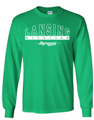 Lansing Michigan T-Shirt Long Sleeve Graphic tee