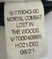 Old Navy Mortal Kombat Klassic Graphic T Lost In The Woods Green Men’s Unisex S