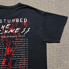Disturbed Band T Shirt Mens Large Black The Sickness 25th Anniversary Tour 2025