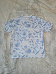 Scotch & Soda Mens Medium Nantucket Breeze Costal Beach Seashells SS Tshirt