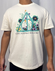 Official Harry Potter Floral Aesthetic Deathly Hallows Men’s Tshirt