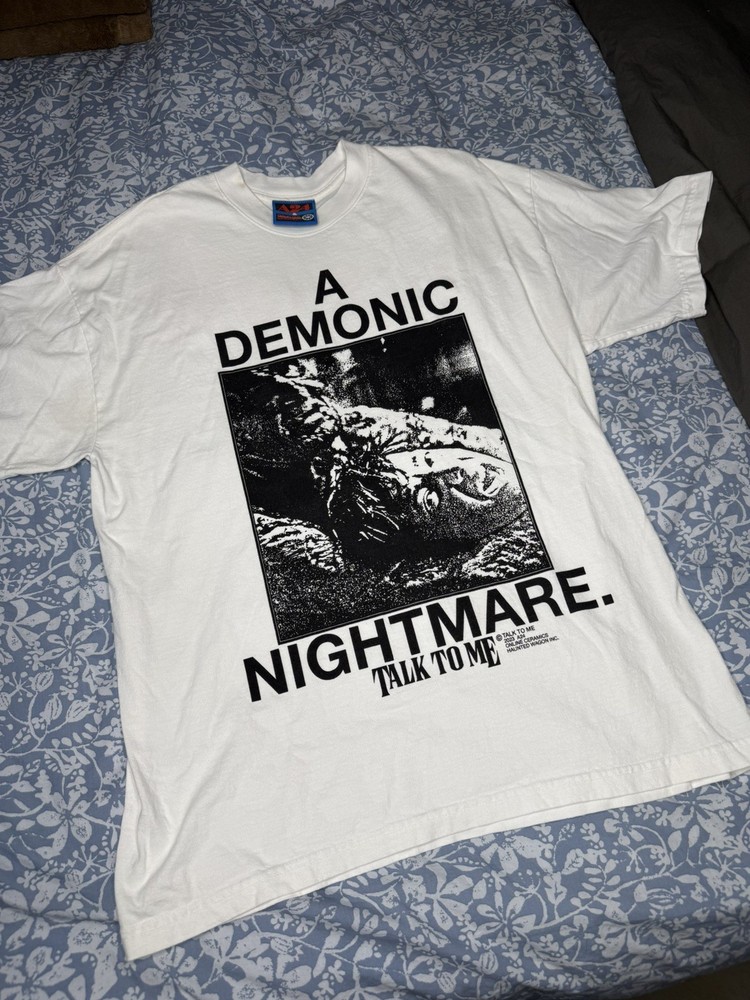 Online Ceramics x Talk To Me Demonic Nightmare Tee A24 | Large, USED