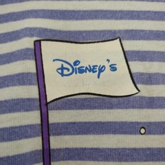 RARE Vintage 90s WDW Disney Blizzard Beach Ice Gator Striped Graphic T-Shirt XXL