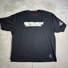 Avirex RARE Ebroidered Y2K Shirt Size 3XL Black Streetwear Graphic Studs