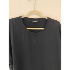 JMIERR Men’s Black Crew Neck Stretch T-Shirt Size XL Short Sleeve Casual Tee