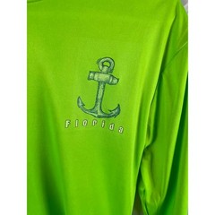 Mens Marlin Sea Themed XL No Tag Neon Green (c2/35)
