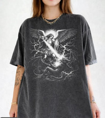 St Michael Archangel T-Shirt,Christian Gift Idea,Faith Based Clothing,St Michael