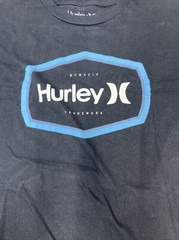 Camiseta Para Hombre Hurley De Manga Corta 100% Algodón Con Logo Estampado