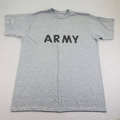 Reflective Army T Shirt Mens XL Gray Crew Neck Short Sleeve Military Stylized A