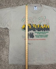 Vintage 1997 Juneteenth Celebration Shirt Sz 2XL Tiger Woods Jackie -Distressed