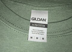 Gildan Ultra Cotton M*A*S*H 4077th Green Long Sleeve Crew Neck T-Shirt Men M