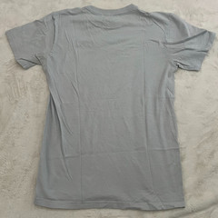 Quiksilver T Shirt Mens Small Gray Blue Logo Graphic Tee Short Sleeve Surf Tee S