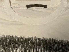 Gorgeous LV Louis Vuitton Sz S Printed Signature Designer T-Shirt White Monogram
