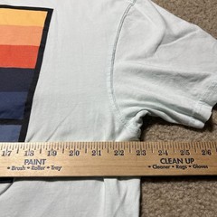 Reel Life Fishing T Shirt Mens XL Blue Wave Sunset Logo Graphic Outdoor