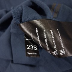 KUHL Wildfibre Mountain Lines T-Shirt Mens XL Blue Crew Neck Organic Cotton