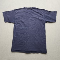 Vintage Pluma Shirt Mens MED blue Heavyweight 100% Cotton Short Sleeve Tee Blank