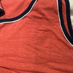 Old Navy Men’s Red XXXL Big & Tall Pocket Sleeveless Crew Neck Solid Tee