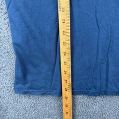Legend Mens Crested Butte Colorado Mountain Pocket T-Shirt Blue Size L Cotton