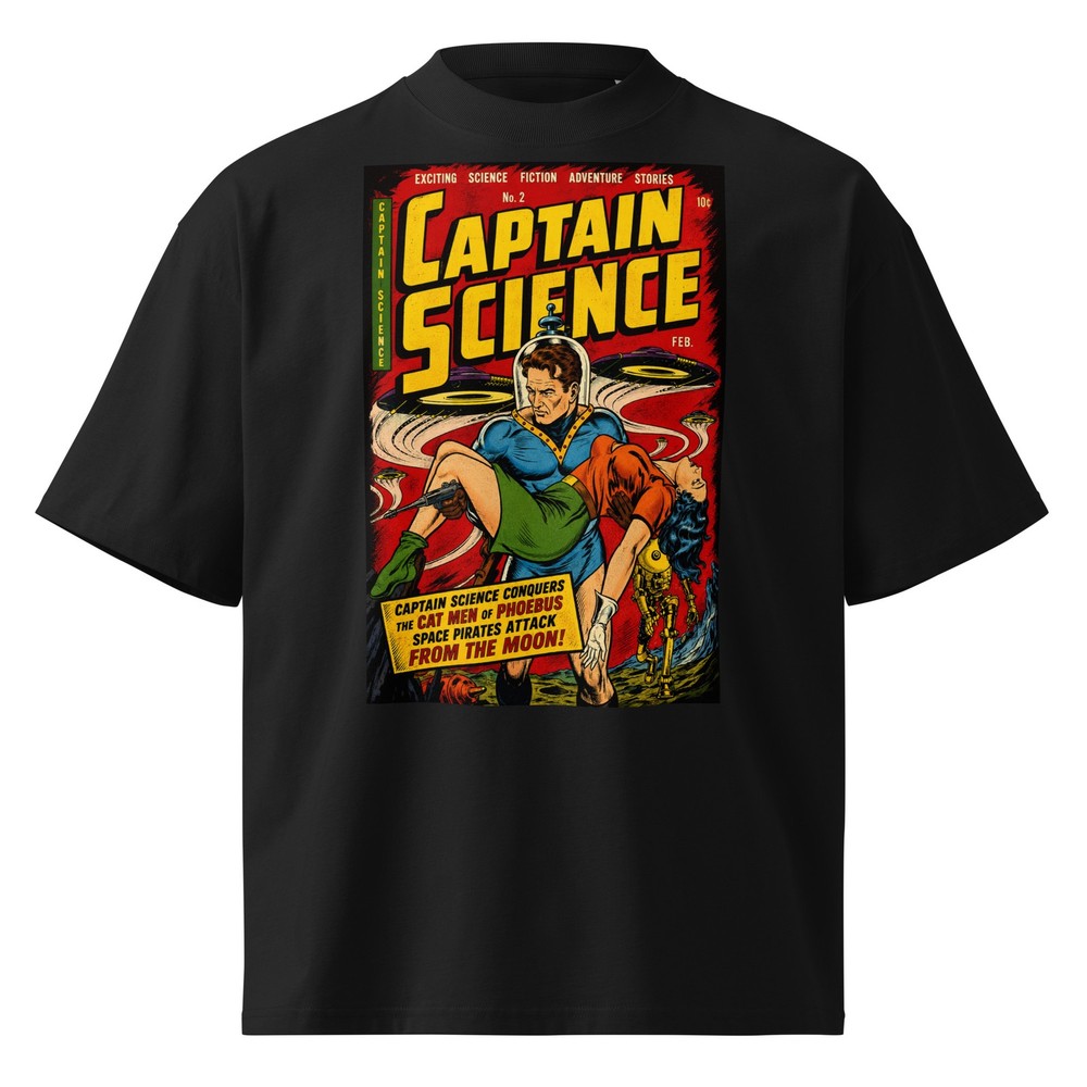 Captain Science #2 Comic Cover High Neck T-shirt