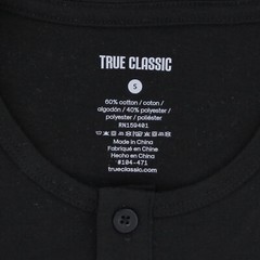 True Classic Men’s Shirt, Long Sleeve Henley Style Shirt MSRP $35