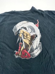 Vintage Gildan T-Shirt Men 2XL Black Gladiator Graphic Print Heavy Cotton Casual