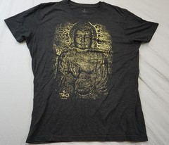 Tao Las Vegas Golden Buddha Heather Dark Gray L Cotton