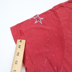 Paper Thin American Fighter T-Shirt Mens XL Red Distress Training Division MMA