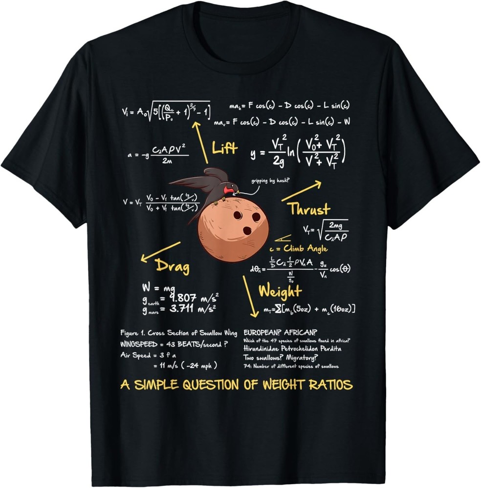 Funny Math Shirt Question of Weight Ratio Math Teacher Shirt Gift Unisex T-Shirt