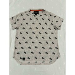 Brooklyn Standard Graphic Print T shirt Mens Size L Short Sleeve Crew Neck Gray