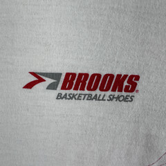 Vintage Brooks Shirt Mens Medium Basketball Shoes Single Stitch US Made 70s 80s