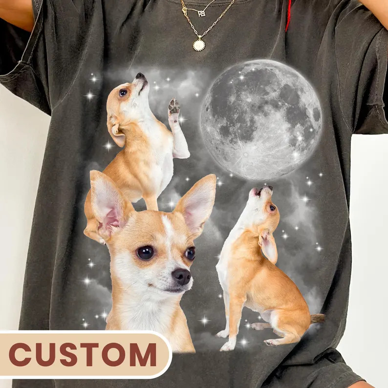 Custom Retro Pet Animal Lover Comfort Tee Personalized Gift