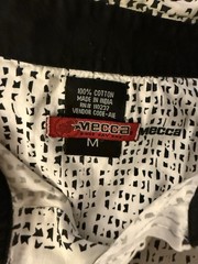 Vintage Mecca USA Shirt Mens Medium Allover Print AOP Streetwear 90s Hip Hop