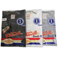 WHITESVILLE Lot No. WV79681 WHITESVILLE HENLEY NECK PACK T-SHIRT Japan New