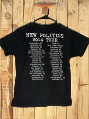 New Politics Everywhere I Go Tour 14 Kings And Queens Black Rare Shirt Medium
