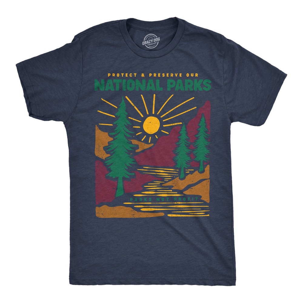 Mens Funny T Shirts Protect And Preserve Our National Parks Awesome Nature