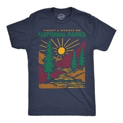 Mens Funny T Shirts Protect And Preserve Our National Parks Awesome Nature