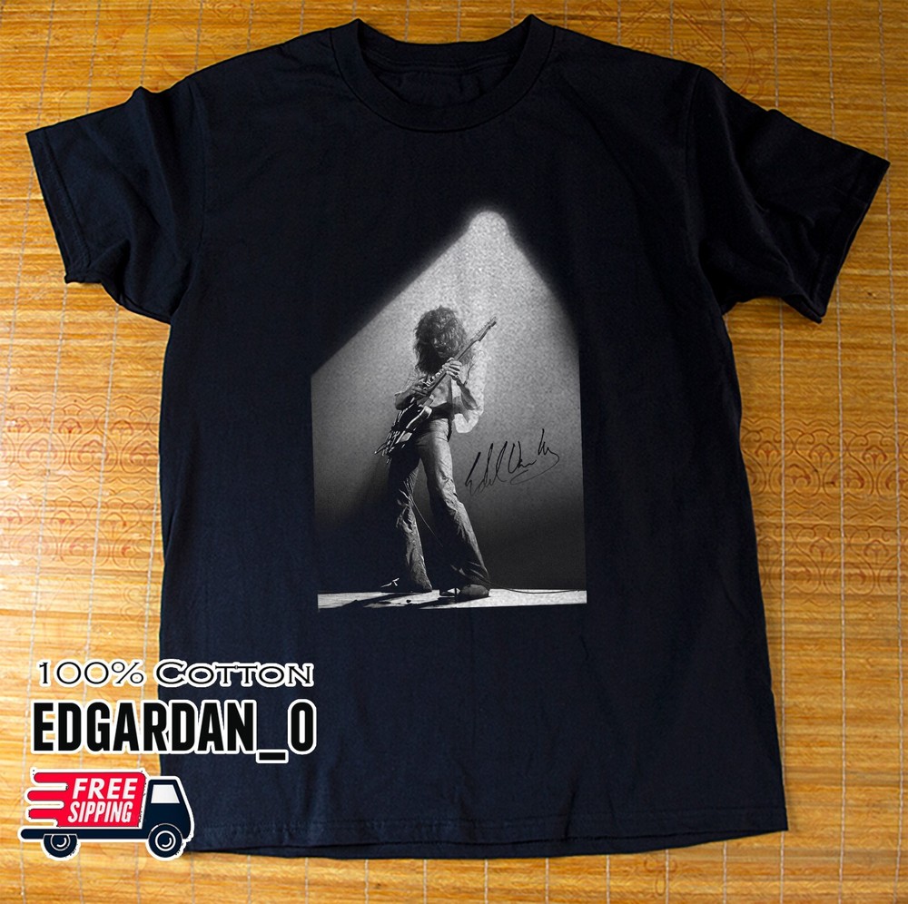 Eddie Van Halen Spotlight Black Unisex T-Shirt S-5XL